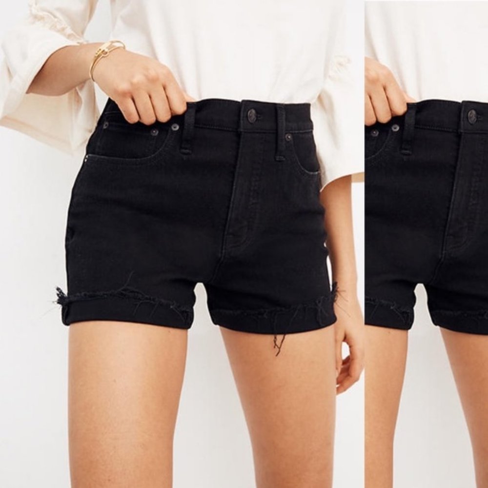 Madewell High Rise Denim Shorts Lunar